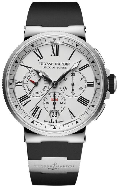 Ulysse Nardin Marine Chronograph Annual Calendar 43mm 1533-150-3/40 Replica Watch